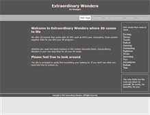 Tablet Screenshot of extraordinary3dwonders.com